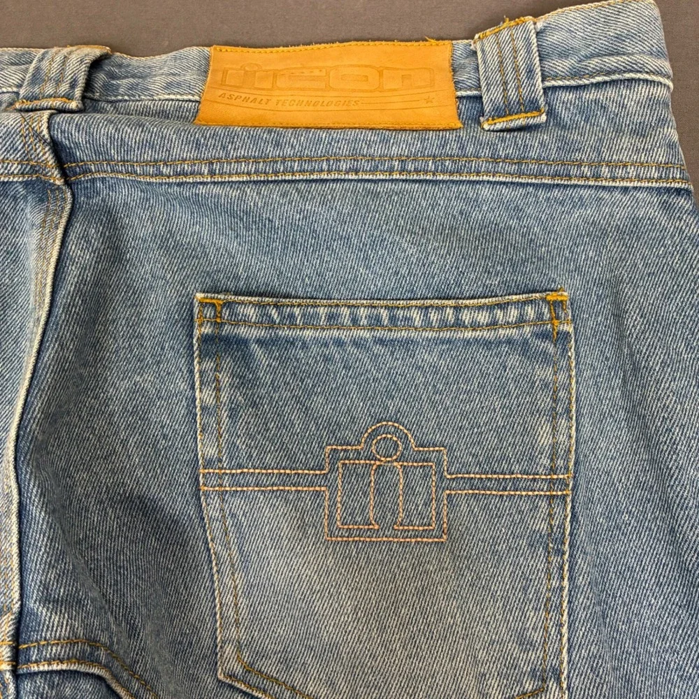 Icon Barrier Double Knee Denim Fleece Lined Pants Men's Size 40x33 Asphalt